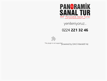 Tablet Screenshot of panoramiksanaltur.com